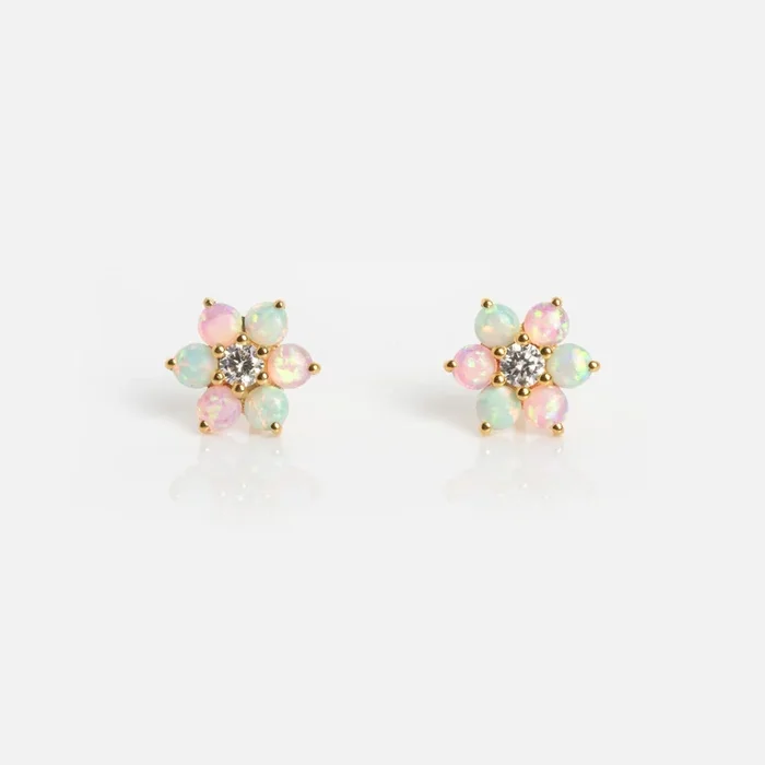 Tropical Opal Fleur Studs