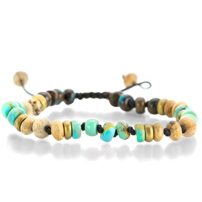 Turquoise, Jasper and Chrysocolla Bracelet