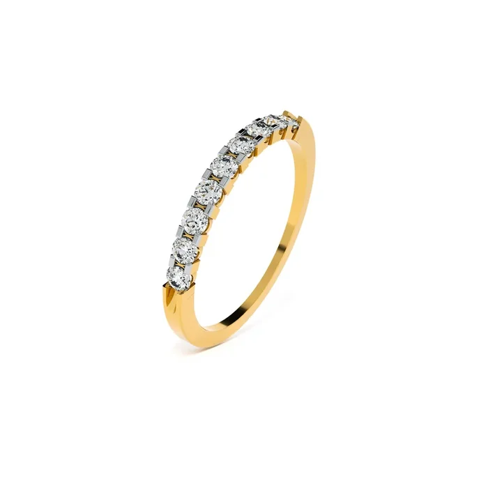 Twilight Gleam Eternity 9KT Gold Lab Grown Diamond Ring