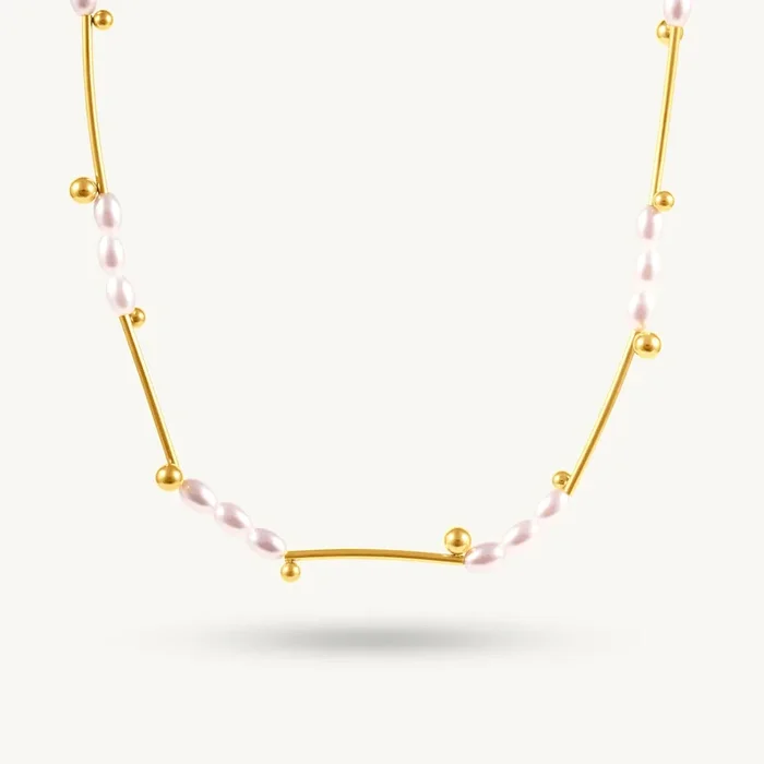 Twin Star Trail Dainty Necklace