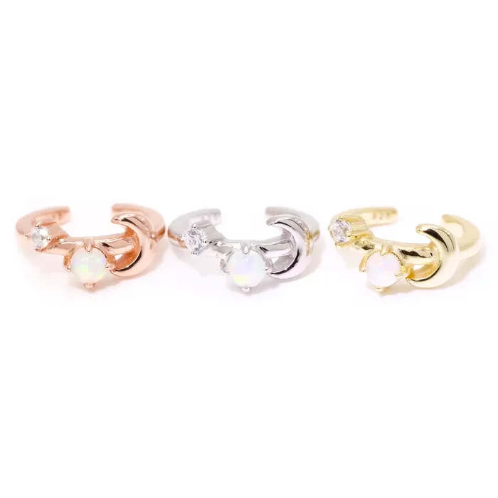 Twinkle Moon Ear Cuffs