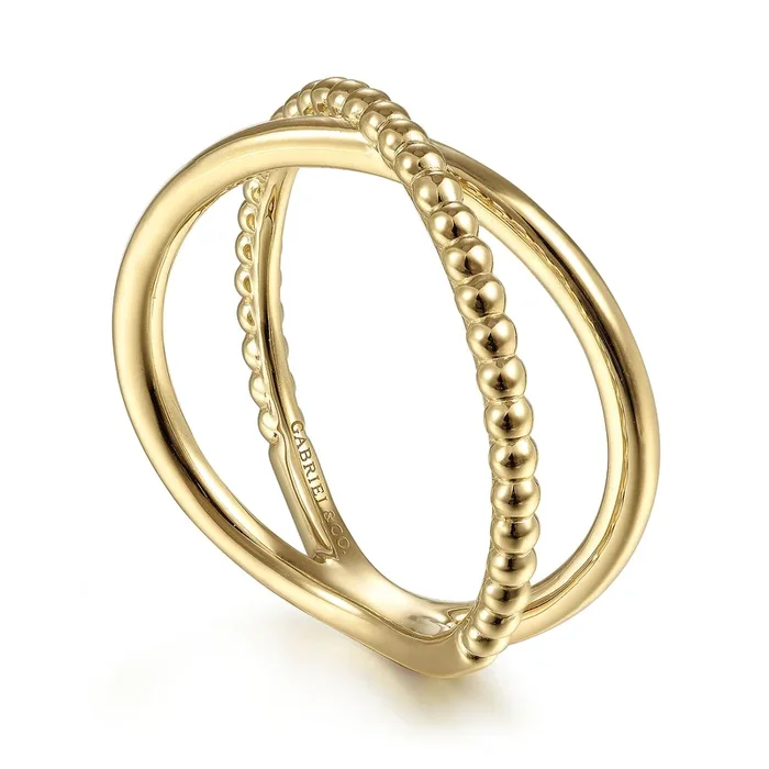 Twisted Gold Ring