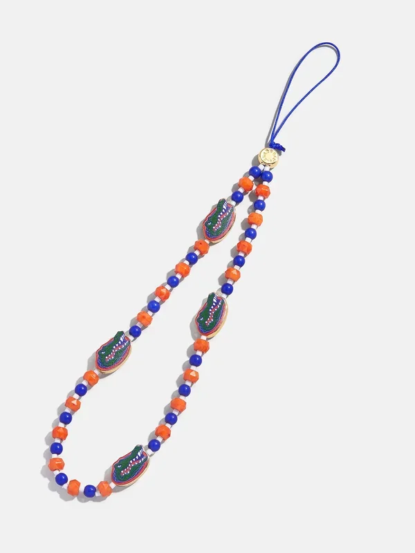 University of Florida Beaded Phone Charm – University of Florida