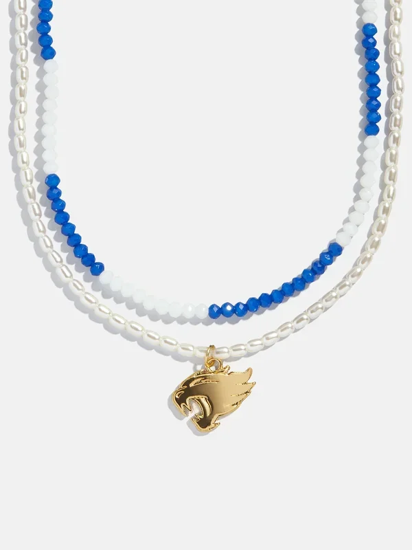 University of Kentucky Beaded Logo Necklace Set – University of Kentucky