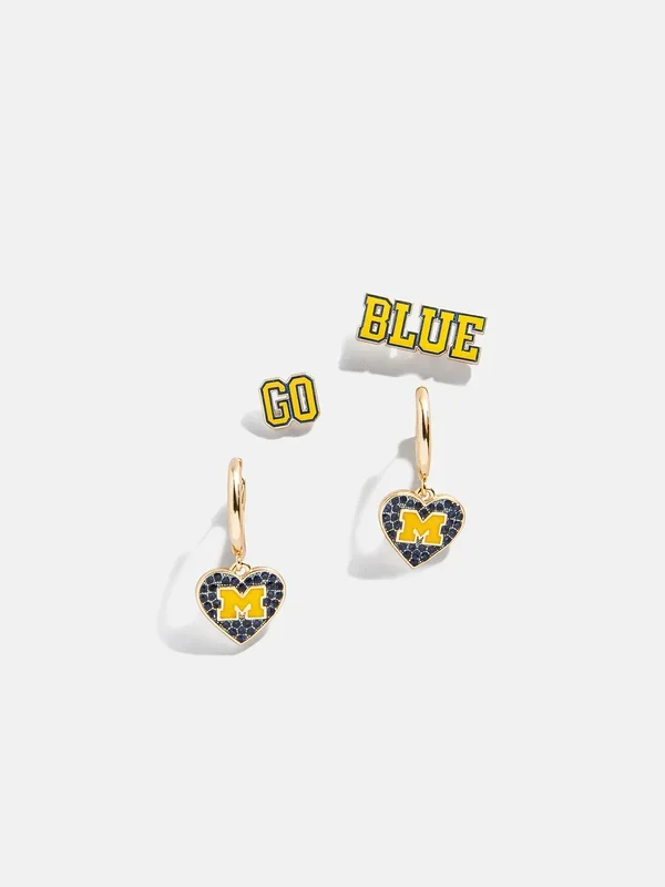 University of Michigan Earring Set – University of Michigan