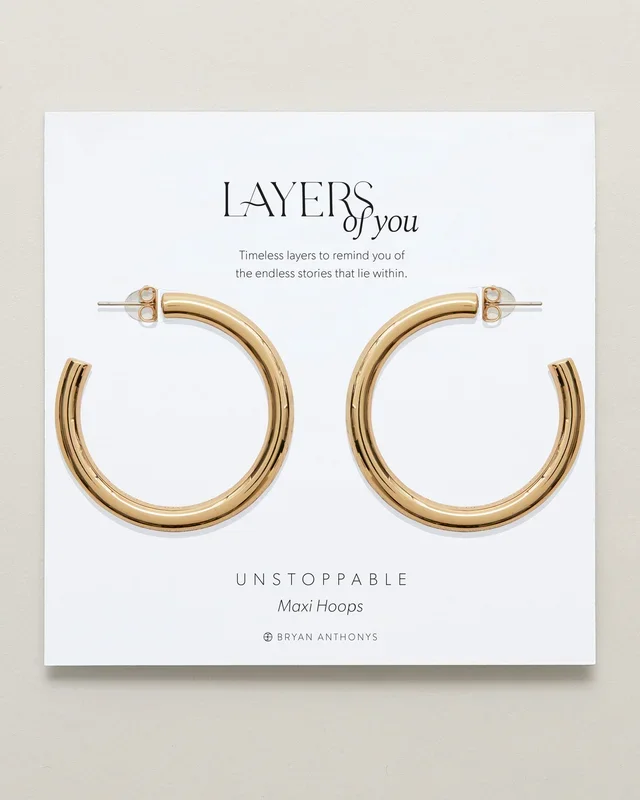 Unstoppable Maxi Hoop Earrings