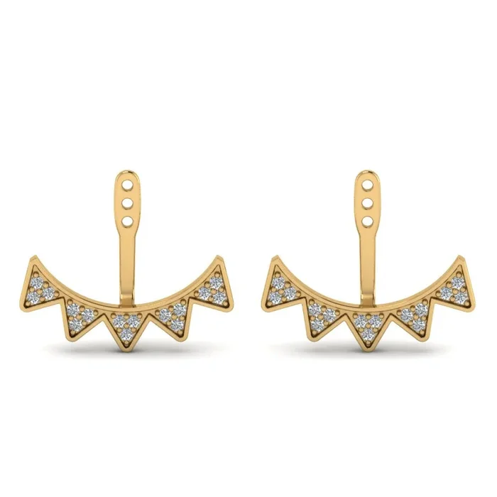 V Shape Earlobe Jackets