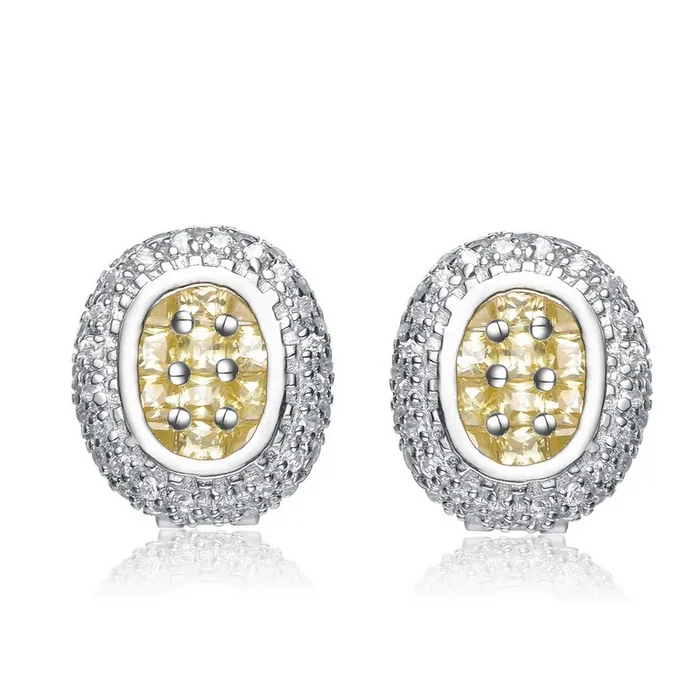 Valerie Halo Button Stud Earrings
