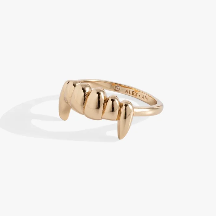 Vampire Teeth Fangs Ring