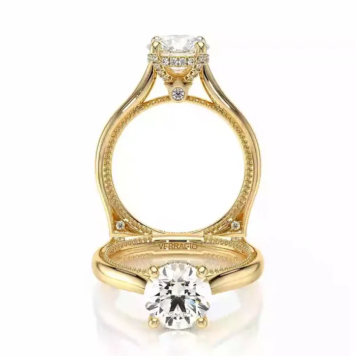 Vanguard Hidden Halo Engagement Ring