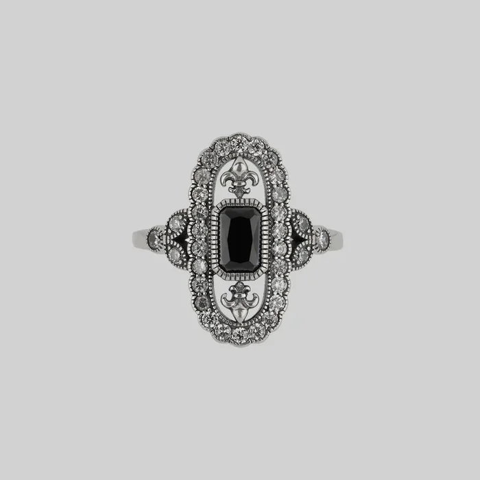 VANYA. Vampesque Black Onyx Ring – Silver