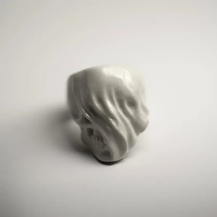 Veiled Skull Ring