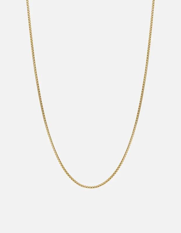 Venetian Chain Necklace, Gold Vermeil