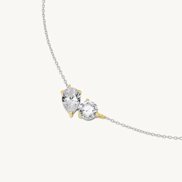 Vera Multistone Pendant Necklace