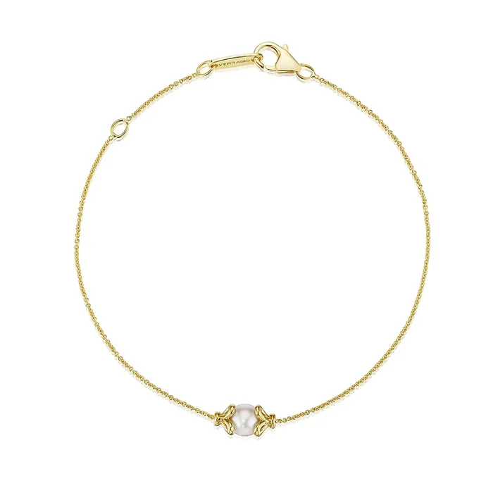 Verragio 18k Reverie Single Pearl Bracelet