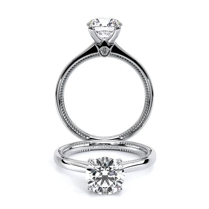 Verragio Renaissance 14k White Gold Solitaire Engagement Ring