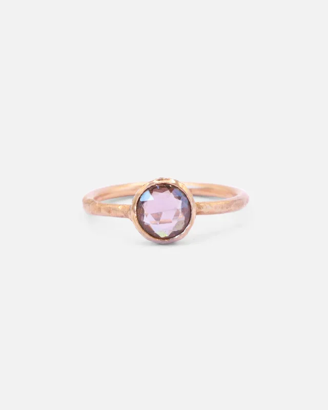 Vesta / Dark Purple Sapphire Ring