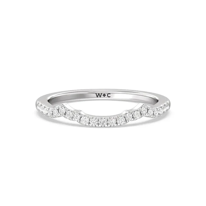 Vintage Celtic Entwined Trinity Knot Diamond Wedding Band