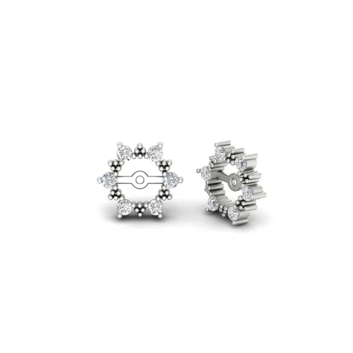 Vintage Halo Earring Jackets For Studs
