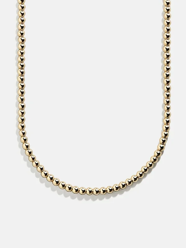 Waterproof 14K Gold Pisa Necklace – Gold