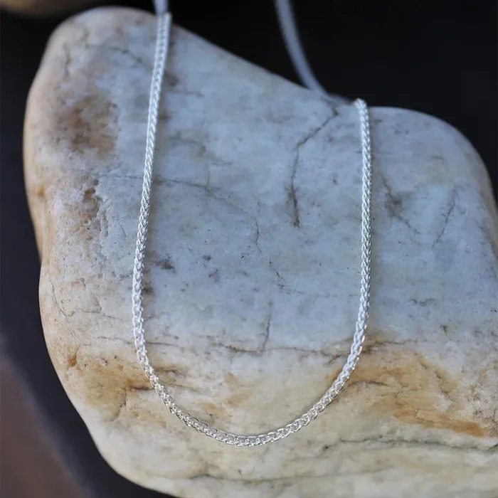Wheat Chain 1.25mm in Sterling Silver – 18″