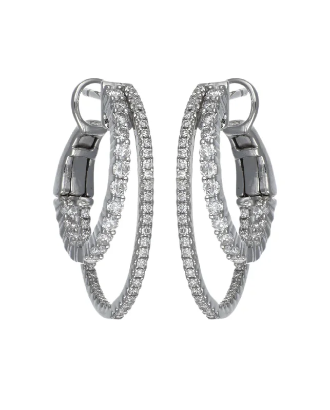 White Diamond Earrings (White Diamond 0.93 cts.)