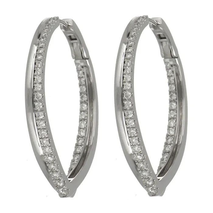 White Diamond Earrings (White Diamond 2.05 cts.)