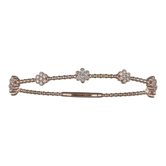 White Diamond Flexi Bangle (White Diamond 0.75 cts.)
