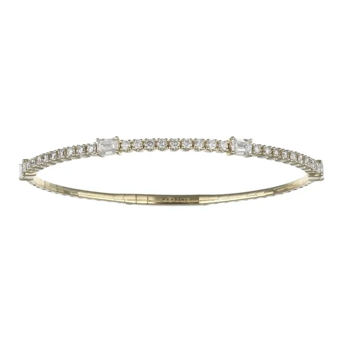 White Diamond Flexi Bangle (White Diamond 1.16 cts. White Diamond 0.86 cts.)