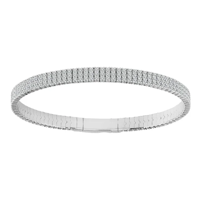 White Diamond Flexi Bangle (White Diamond 2.75 cts.)