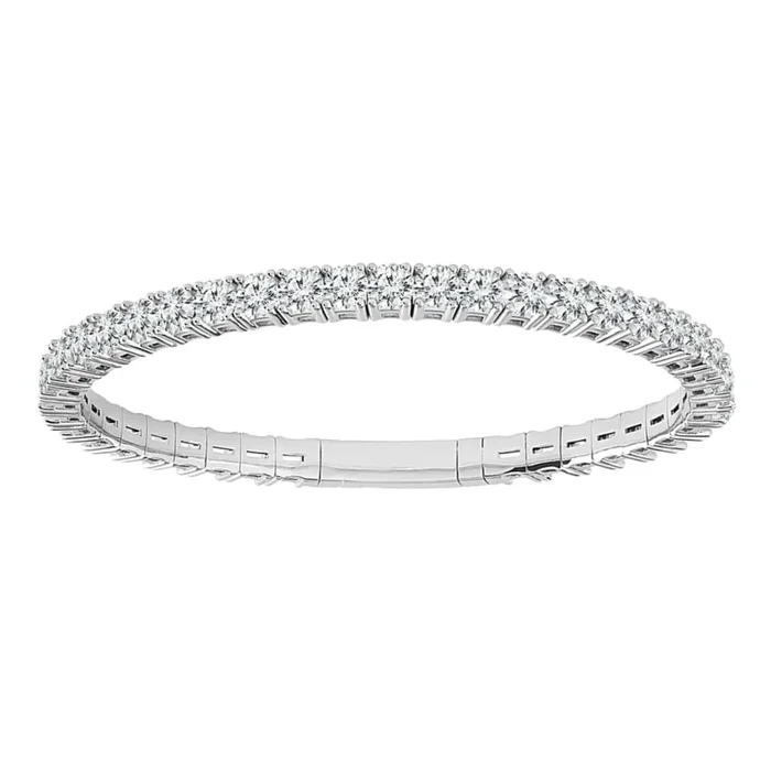 White Diamond Flexi Bangle (White Diamond 9.5 cts.)