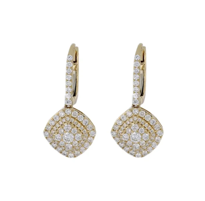 White Diamond Ladies Earrings (White Diamond 1.37 cts.)