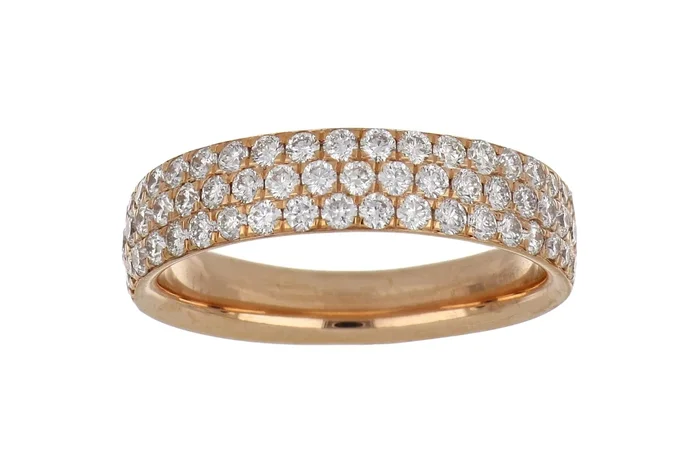 White Diamond Ladies Ring (White Diamond 0.88 cts.)