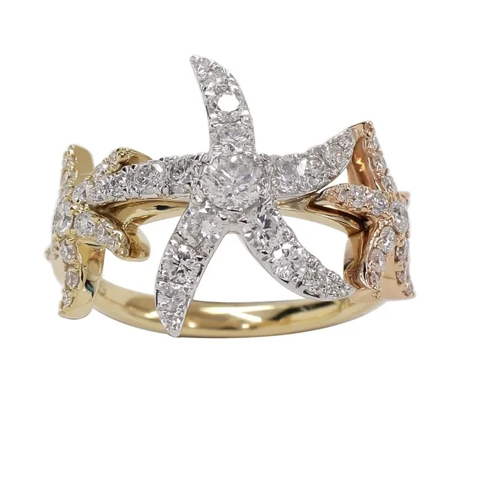 White Diamond Ring (White Diamond 0.14 cts. White Diamond 0.85 cts.)