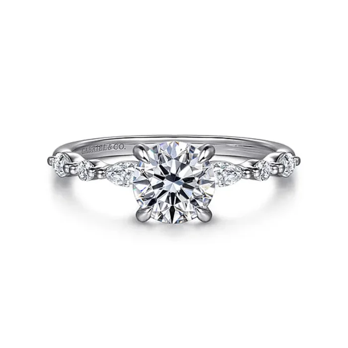 White Gold Gabriel “Perry” Semi-Mount