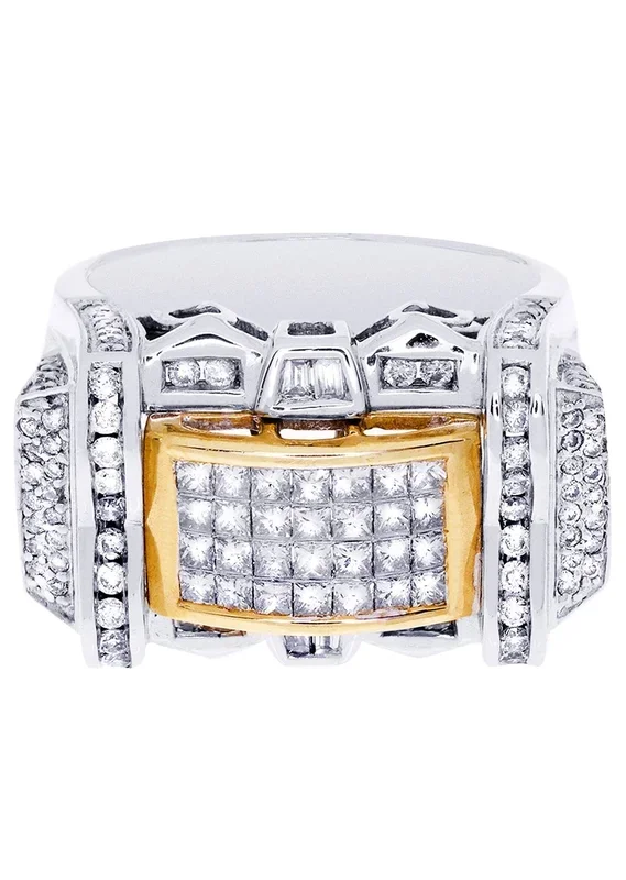 White Gold Mens Diamond Ring| 0.72 Carats| 16.76 Grams