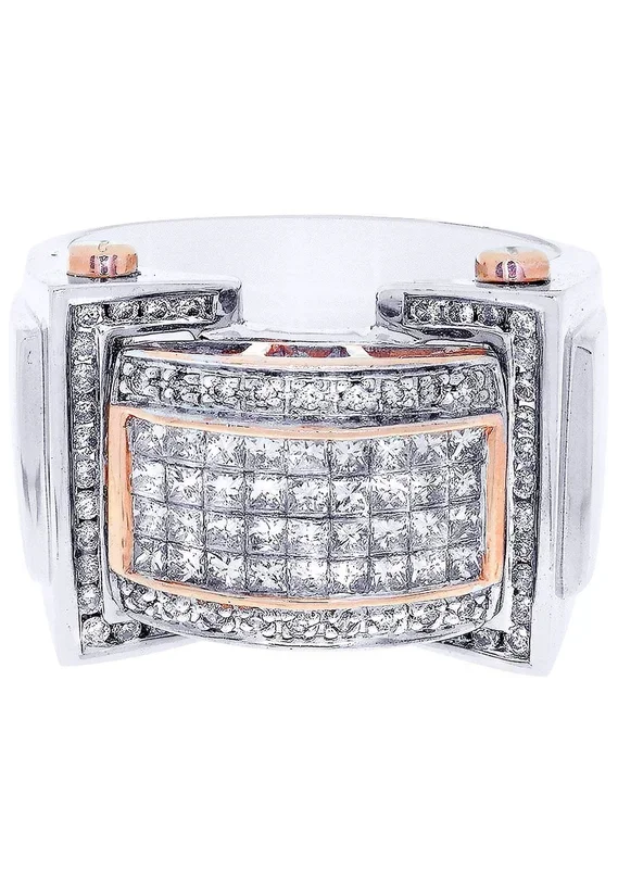 White Gold Mens Diamond Ring| 1.25 Carats| 13.76 Grams