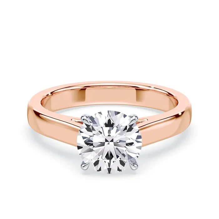 Wide Cathedral Engagement Ring