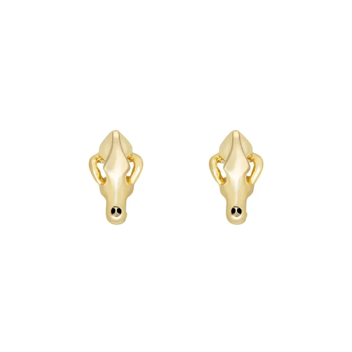 Wolf Skull Studs