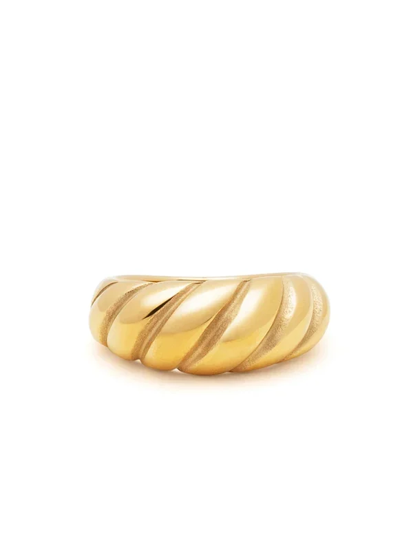 Women’s Gold Croissant Ring