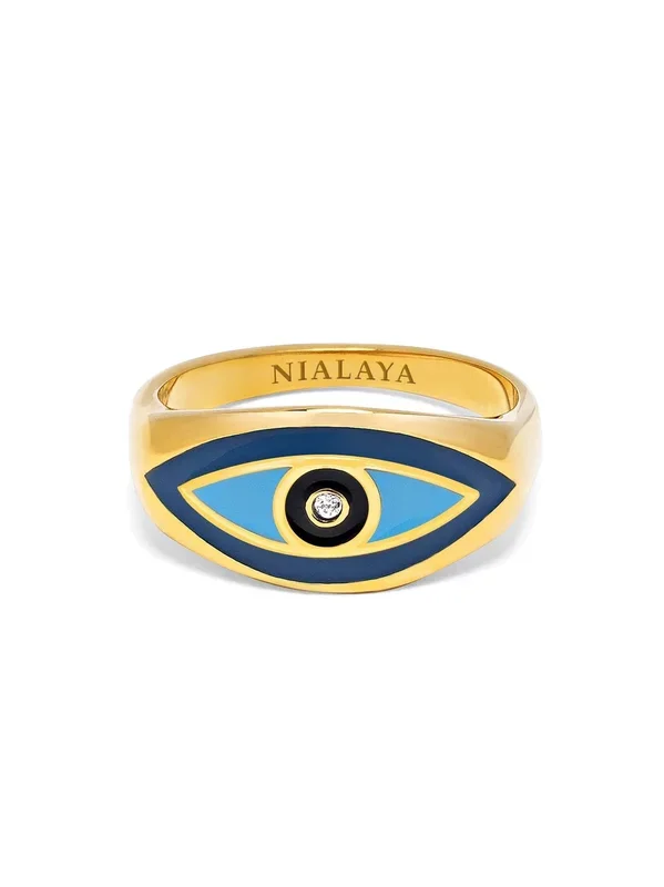 Women’s Gold Evil Eye Ring