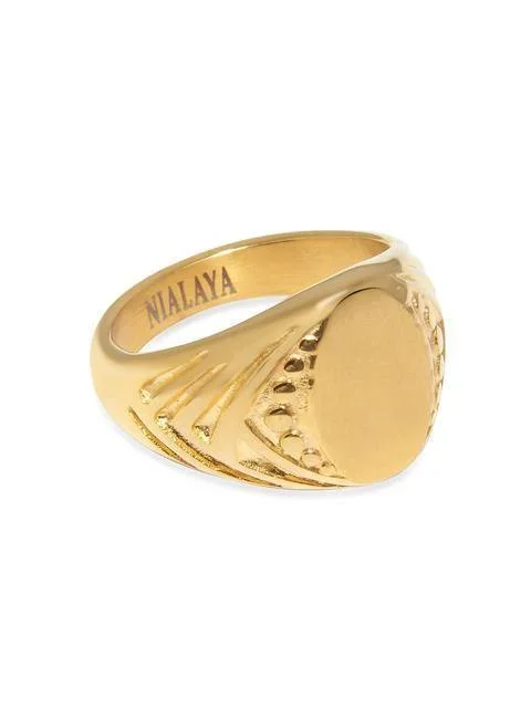 Women’s Gold Signet Ring