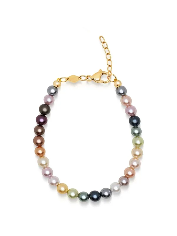 Women’s Rainbow Pearl Bracelet