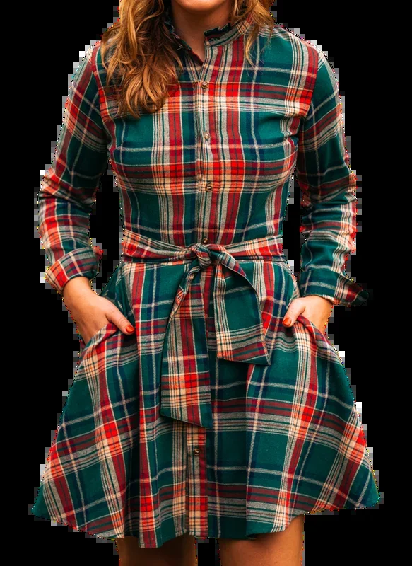 Woodstock Trail Flannel Dress