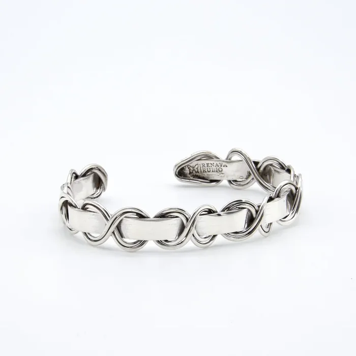 Woven Sterling Silver Cuff