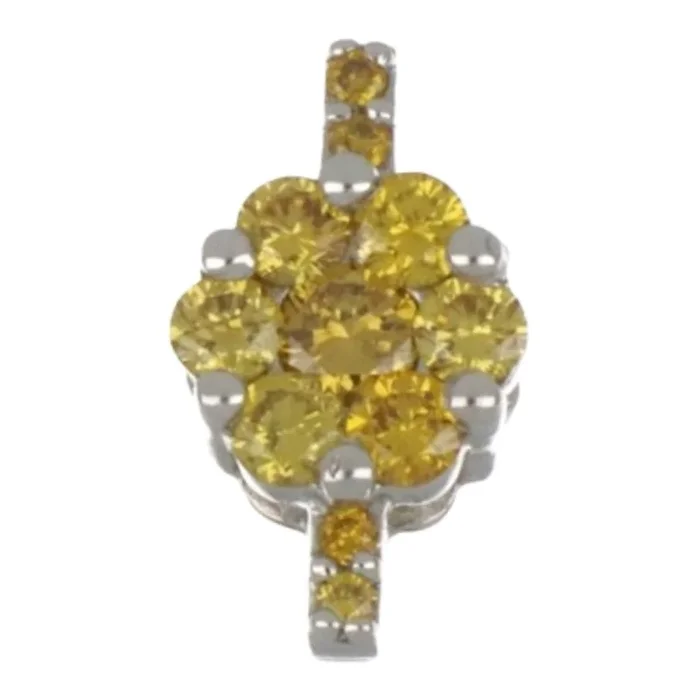 Yellow Diamond Pendant (Yellow Diamond 0.43 cts).