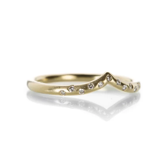 Yellow Gold “V” Ring