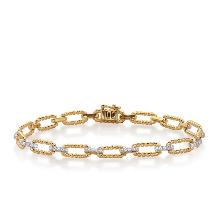 Yellow Gold Diamond Bracelet