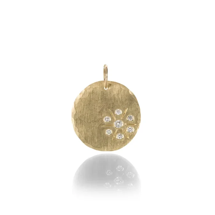Yellow Gold Small Skye Pendant