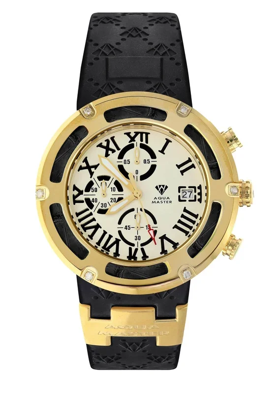 Yellow Gold Tone Diamond Watch | Appx. 0.26 Carats